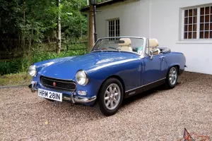 MG Midget sports/convertible Blue eBay Motors #121156264672