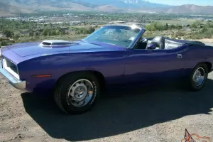 1970 Plymouth Hemi Baracuda Convertible  Dana, Hemi 4 speed, shaker hood, plumb