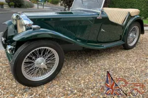 MG TC  MGTC 1947 Matching numbers UK car, original number plate & history file