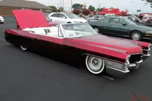 1965 Cadillac DeVille convertible custom bagged lowrider show car