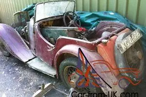  VINTAGE BSA MOTOR SPORTS CLASSIC CAR VEICHLE RESTORATION PROJECT REG