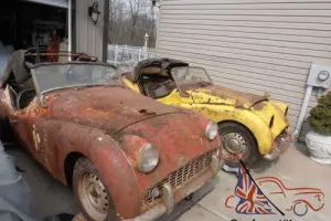 1960 Triumph TR3 2 cars one price Photo