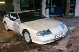  1987E RENAULT GTA V6 PEARL WHITE IN DRY STORAGE FOR LAST 15 YEARS 