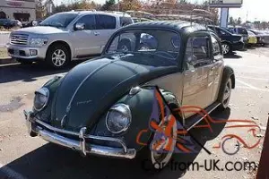 1958 Green VW California beetle