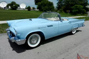 MINT 1957 FORD THUNDERBIRD, FRAME OFF RESTORATION, BOTH TOPS, AUTOMATIC, PERFECT