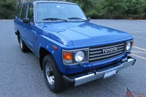 Blue FJ60, Very Clean and Original, Inside and out