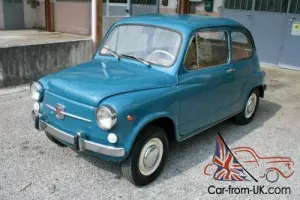 FIAT 600 D FANALONA 1968, 767 CC ENGINE