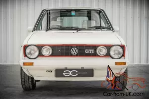 Stunning Rare Volkswagen Golf GTi Convertible All White Edition