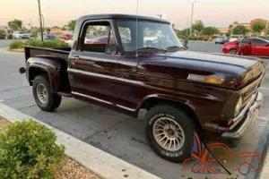 ford f100 pickup truck short bed