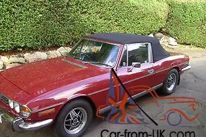  TRIUMPH STAG V8 AUTO CARMINE RED WITH BLACK INTERIOR FIRST CLASS CONDITION 