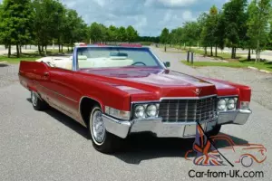 1969 Cadillac DeVille Convertible 472 V8 Original Colors! Super Clean!