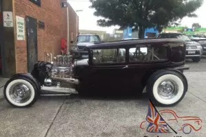 Custom 1930 Ford Model A Tudor Hotrod