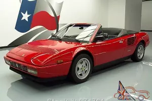 1988 FERRARI MONDIAL 3.2 CABRIOLET 4SEATER A/C ONLY 22K TEXAS DIRECT AUTO