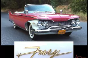 Convertible 1960 Plymouth FURY 413 Big Block RESTORED 1957 1958 1959