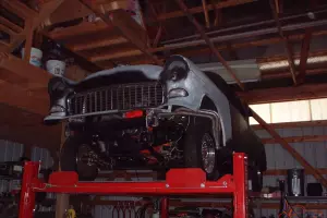 1955 Chevy 2-Door Post Straight Axle Gasser Hot Rod Street Rod Old School show