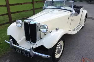 1951 LHD MGTD sportscar, sound example of a legendary classic