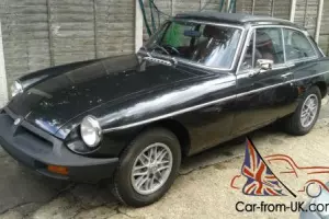 1977 MG B GT BLACK