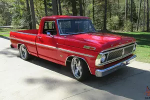 1970 Ford F100 Ranger XLT short bed pickup show truck restomod magazine featured