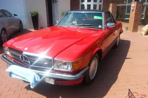 Mercedes 1986 r107/ w107 420sl fully restored signal Red