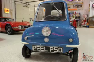 1963 Peel P50 replica and Vintage Pav trailer
