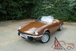 1981 X Triumph Spitfire 1500 One owner 20000 miles. Totally original  Unrestored