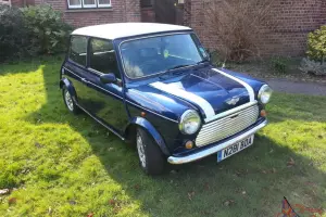 Rover mini  Blueandwhite eBay Motors #310685404883