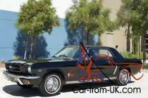 Ford Mustang Coupe 1965 California Black Plate CAR 289 V8 4 Barrell PWR STR in Melbourne, VIC