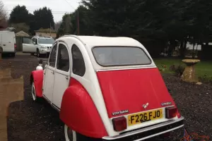 1988 CITROEN 2CV6 DOLLY RED/WHITE