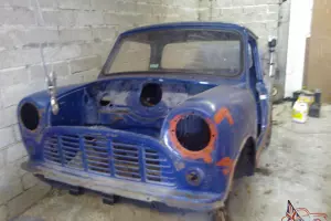  1982 AUSTIN MORRIS MINI PICKUP 95L BLUE 