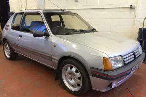 1988 PEUGEOT 205 GTI 1900 1.9 SILVER 99,000 MILES 3 OWNERS DRY STORED 10 YEARS