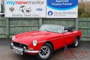 1972 MG MGB 1.8 Roadster 2dr Convertible Petrol Manual