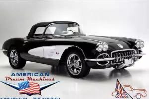 1960 CORVETTE ROADSTER  ROLLING  ON CHROME AND LOOK