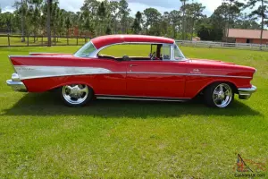 1957 CHEVY BEL AIR 2 DOOR HARDTOP 502 EFI FRAME OFF