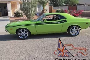 Dodge : Challenger 1973 DODGE CHALLENGER-SUB LIME GREEN-BUILT MOTOR
