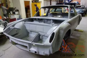 Porsche 914 bodyshell project converted to 914-6 GT