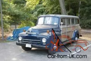 1952 International Woodie, truck based, rare, runs and drives, all original