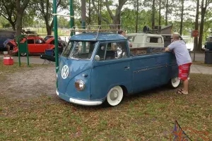 vw split screen single cab 1961