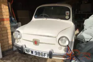 FIAT 600D 1967 rare right hand drive