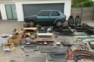1983 VW Golf GTI mk1 - Restoration project - Lhasa Green - HPI Clear - NOS VAG