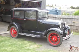  Model A Ford Tudor Older Restoration NO Rust Fomoco Good Driver NOT Hotrod 