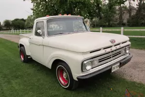 1962 FORD F100 CUSTOM CAB STEPSIDE PICKUP TRUCK