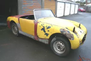 Austin healey frogeye sprite 1959 mk1 for restoration