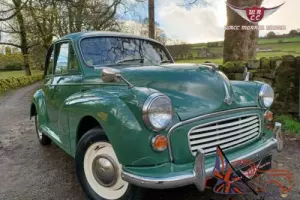 excellent quality Morris Minor saloon. ready to enjoy! 1970 Almond Green, A1