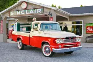 camper special, pickup, truck, vintage, power wagon, restored, 1960