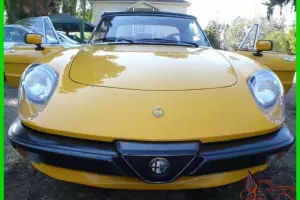Alfa Romeo Spider Ferrari Tribute Yellow Restored Classic