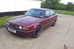 BMW E34 M5 3.8 UK RHD , Calypso Red , 2 Previous Owners , Full MOT