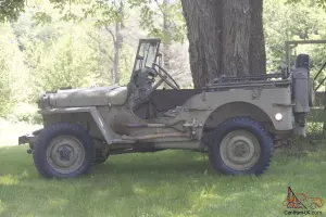 1945 unrestored GPW / Willys  MB Jeep / WWII / mMilitary jeep