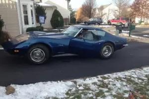 1973 CHEVROLET CORVETTE 350 AUTO T-TOP CHROME BUMPER