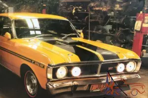 FORD FALCON 351 GT Framed print  - great condition suit MAN CAVE or games room .