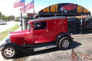 1929 FORD MODEL A PENAL  HOT ROD ALL STEEL FULLY RESTORED A/C !! SHOW CAR